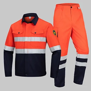 Heavy Duty High Visibility Construction Work Uniform Set
