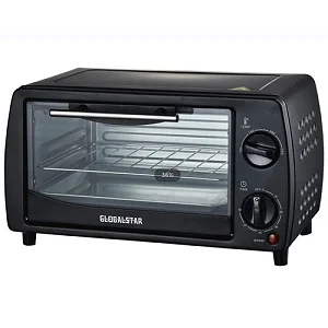 Global Star Electric Mini Oven,12 Litre - Black