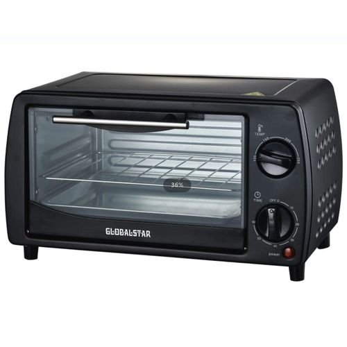 Global Star Electric Mini Oven,12 Litre - Black