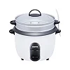 Geepas 2.8 Liters Non Stick Automatic Rice Cooker GRC4327-White/Silver