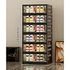 6 Layer Foldable Shoe Rack - Multicolor