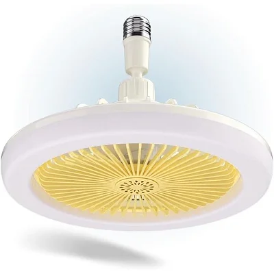 LED Fan light With Remote Control, Lamp With Fan White