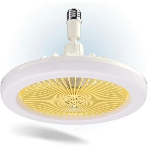 LED Fan light With Remote Control, Lamp With Fan White