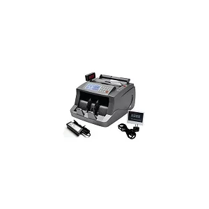 Bill Counter Machine Money Counting Machine Fake Notes Detector - Grey