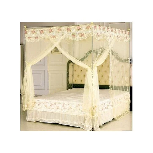6x6 Mosquito Net With Stands - Cream