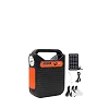 Mini Solar Home Lighting System With Phone Charging, FM Radio, USB - Black
