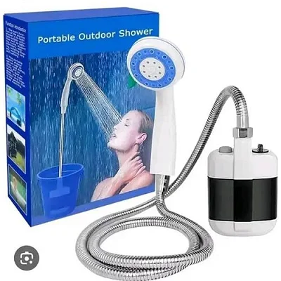 Portable Rechargeable Camping Shower - Blue