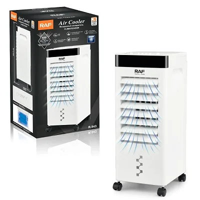 RAF Electric Air Cooler - White