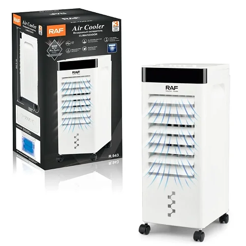 RAF Electric Air Cooler - White