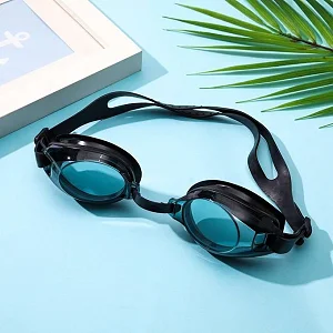 Adult Swimming Goggles / Googles Anti Fog Unisex - Black