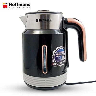 Hoffmans 2.5L Electric Percolator Kettle for Milk, Tea &amp; Cooking -Black