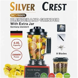 4L SilverCrest Commercial Blender and Grinder Set