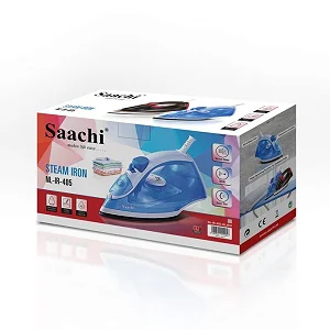 Saachi Electric Steam Iron with Nonstick Plate - Multicolor