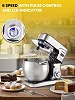 Sonashi 12L Electric Stand Mixer  Stainless- silver