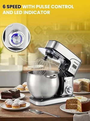 Sonashi 12L Electric Stand Mixer - silver