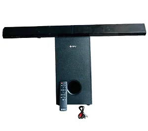 SPJ Soundbass Soundbar with a subwoofer, Bluetooth, USB Port- Black