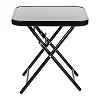 Folding Drinks Side Table, Foldable Coffee Table - Black