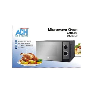 ADH 20Litres Microwave Oven- Black/Sliver