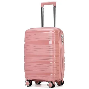 Small Size Waterproof Rubber Plastic Suitcase - Pink