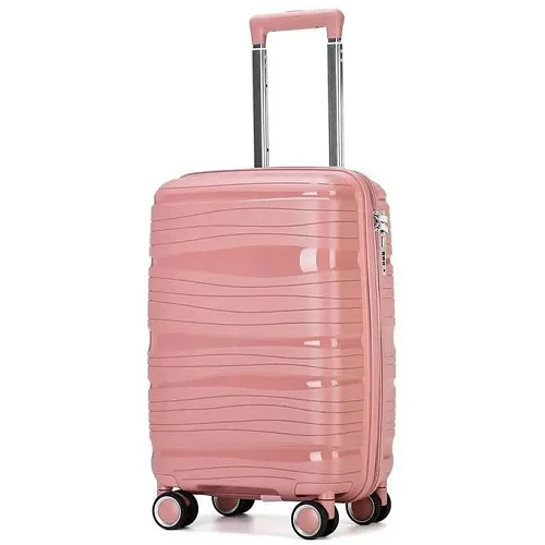 Small Size Waterproof Rubber Plastic Suitcase - Pink