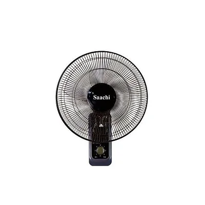 Saachi Wall Mount Fan With Powerful Wind-Black