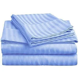 6X6 Egyptian Cotton Bedsheets 4pcs(2 flat sheets and 2 pillow cases) - Blue