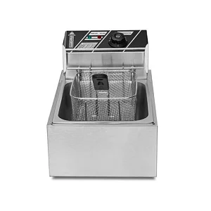 Global Star Electric Deep fryer 6 liters - Silver