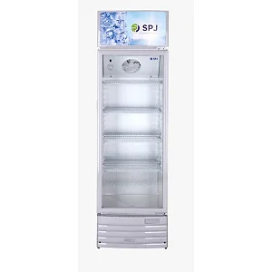 SPJ 400L Beverage Cooler Chiller Showcase Freezer- White (3YRS WRNTY)