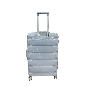 Large Size Waterproof Rubber Plastic Suitcase - Grey