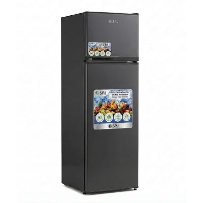 SPJ 189L Double Door Refrigerator / Fridge  - Grey