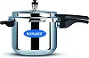 Sonashi 7.5L Aluminum Pressure Cooker – Heavy-Base With Whistling Valve - Silver
