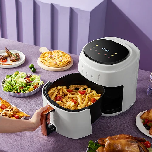 Oil Free Electric Air Fryer Round Hot 8 Litres Silver crest Air Fryer