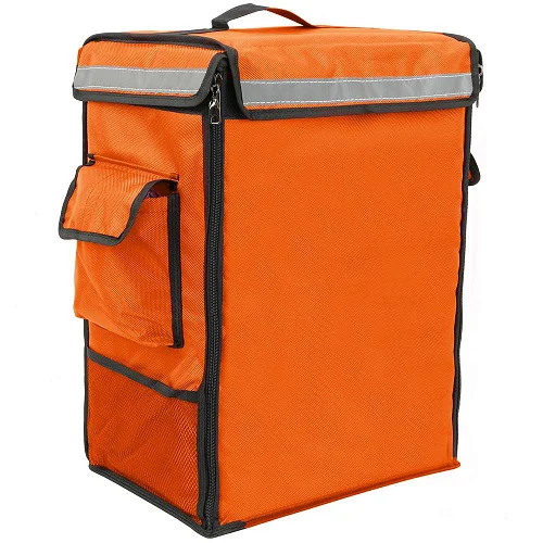 Professional Insulated Food Delivery Backpack - Orange
