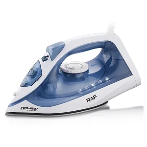 RAF Electric Steam Iron (Model R.1013) - White/ Blue