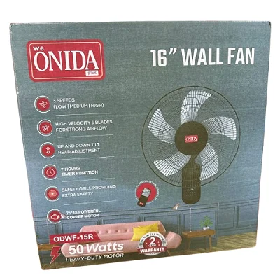 Onida Plus 16-inch Wall Fan With Remote Control