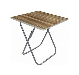 Wooden Folding Reading Table 60cm x 60cm - Brown.