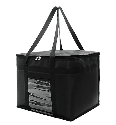 50 Litre Car Cooling Handbag Fresh Food Delivery Container Waterproof Ice Pack Groceries With Zipper Collapsible Insulated Thermal Lunch Box Bag Pizza Bag Camping Storage Basket Outdoor Travel Equipment