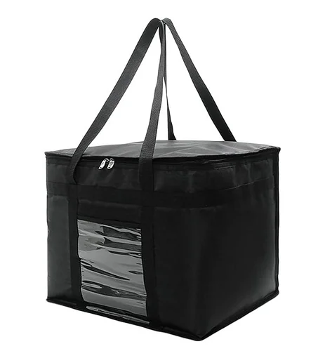 50 Litre Car Cooling Handbag Fresh Food Delivery Container Waterproof Ice Pack Groceries With Zipper Collapsible Insulated Thermal Lunch Box Bag Pizza Bag Camping Storage Basket Outdoor Travel Equipment