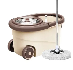 Adjustable Spin Mopper With Bucket-Multi-color