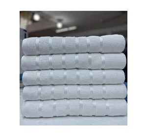 Large Size Cotton Bath Towel 90x 160cm - White Colour