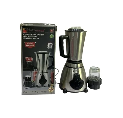 Hoffmans HM-922 Electric Blender And Grinder  Stainless Steel Blender 2-in-1