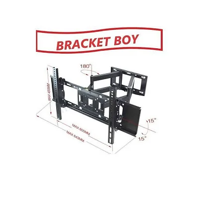 Double Arm TV Wall Mount Suitable For 26 To 55 Inch-Black
