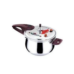 7 Litres Stainless Steel Pressure Cooker 24cm - Silver
