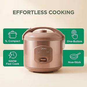 Midea Electric Rice Cooker 1L - Brown