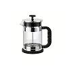 Elegant Glass and Stainless Steel French Press Coffee Maker - Multicolor