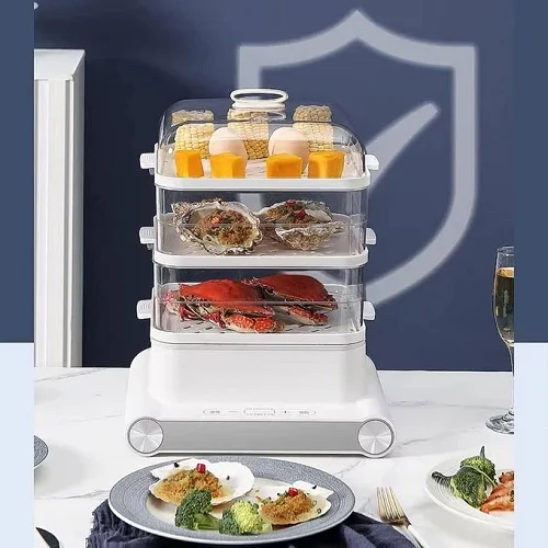 Boma Electric Food Steamer 3 Layer - White