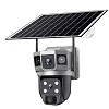 4G Solar Powered CCTV Camera, Full HD 6MP with Night Vision, Motion - White
