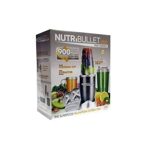 Nutribullet Original Magic Bullets Pro 900 Series Nutrition Juicer Blender Extractor Mixer- Silver