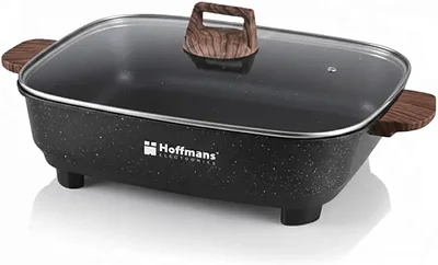 Hoffmans 9L Multifunctional Electric Cooking Pot  Baking Tray – Stew, Boil, Fry, Roast &amp; Steam