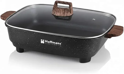 Hoffmans 9L Multifunctional Electric Cooking Pot  Baking Tray – Stew, Boil, Fry, Roast &amp; Steam